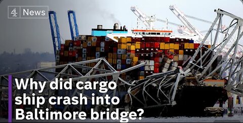 Baltimore bridge collapse after massive cargo ship collision