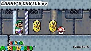 Larry's Castle #7 | All Dragon Coins & Secret Checkpoint | Super Mario World