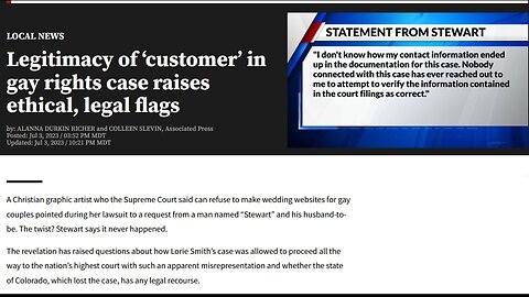 Legitimacy of ‘customer’ in SCOTUS gay rights case raises ethical, legal flags