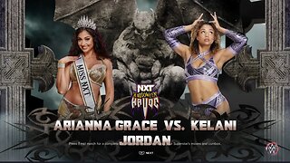 NXT Halloween Havoc 2023 Day 1 Kelani Jordan vs Arianna Grace in a 2023 NXT Breakout Tournament