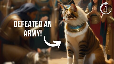 How the Persians Conquered an Empire with CATS - Battle of Pelusium #shorts #history