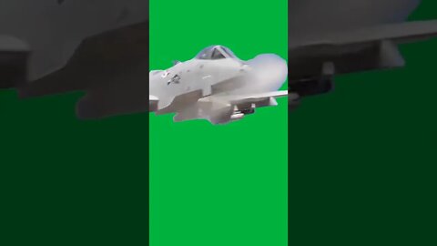 ah10 warthog firing GREEN SCREEN EFFECTS/ELEMENTS