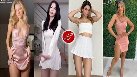 TikTok Sexy Dance Competition - Hot Women In Tight Mini Skirts, Short Skirts, Micro Skirts #13 💃👗