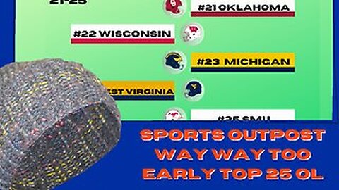 Michigan, Oklahoma| 25-21 Way Too Early Top College Football Offensive Lines For 2024-SpOp Top