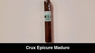 Crux Epicure Maduro cigar review