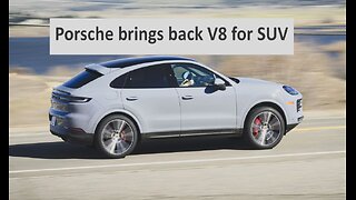 Porsche brings back v8 for SUV, now we just need a stick