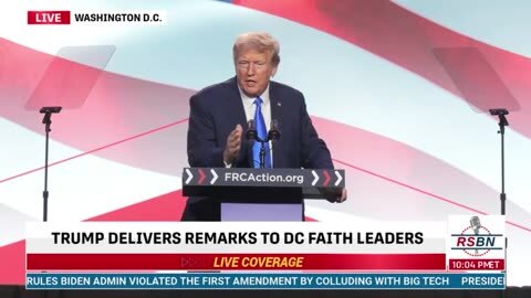 Donald Trump Full Speech at Pray, Vote, Stand Summit - September 15, 2023
