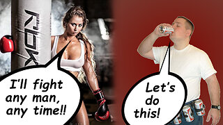 Best FEMALE FIGHTER Ever VS Average Male Fighter... Who Will WIN!?!?!?!