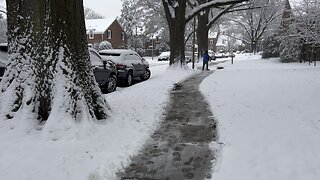 Part 3 - Winter Wonderland Walk: Snowy Neighborhood Morning Stroll 🌨️🌲 #WinterMagic #SnowWalk