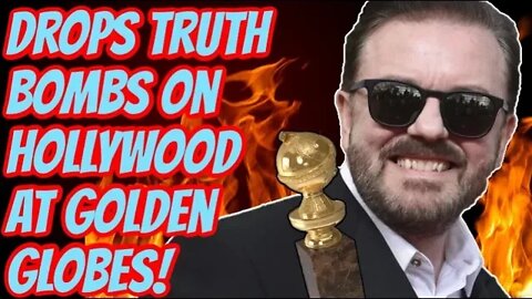 Ricky Gervais SLAMS Hollywood at Golden Globes - Woke Feminists DESTROYED!