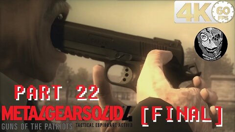 (PART 22 FINAL) [Epilogue - Naked Sin] Metal Gear Solid 4: Guns of the Patriots 4K