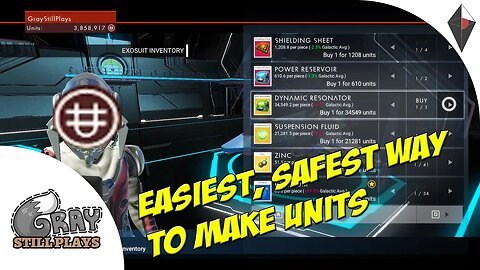 No Man's Sky | Make Units in The Easiest, Safest, and Simplist Way | Tips + Tricks | PC Gameplay