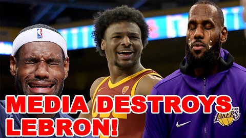 LeBron PANICS! DELETES post about Bronny after the media DESTROYS him for HYPOCRISY!