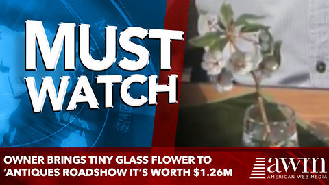 Owner Brings Tiny Glass Flower To ‘Antiques Roadshow It’s Worth $1.26M