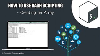 BASH SCRIPTING || TUTORIAL 6 - CREATING AN ARRAY