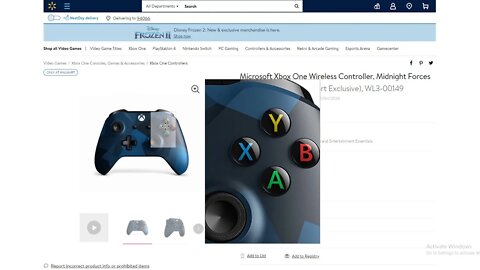 Stock Footage Buying xbox one controller online on walmart