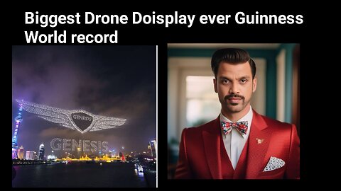 Biggest Drone display ever Guinness World Records