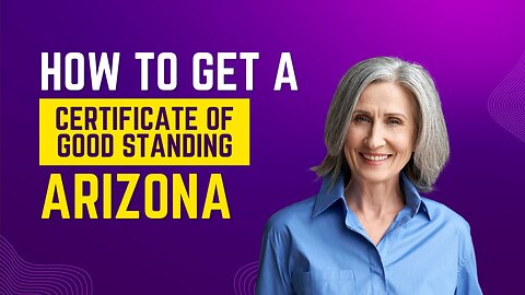 Certificate Of Good Standing Arizona