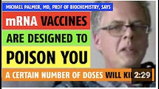 mRNA vaccines are designed to poison people; a certain number of doses will kill you