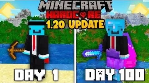 I Survived 100 Days in 1.20 Minecraft Hardcore...