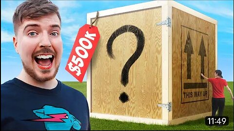 Mrbeast bought th world largest and expensive Mystery box 🎁