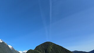 Heavy Chemtrail GeoEngineering Operations over Southeast Alaska Yesterday!