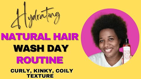 HYDRATING NATURAL HAIR WASH DAY ROUTINE: KANUNI BROWN BOTANICALS