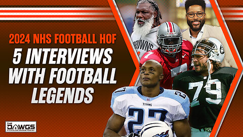 EXCLUSIVE! Interviews from the NHS Football HOF | Cleveland Browns Podcast