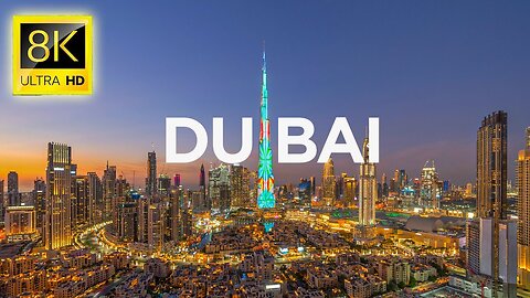 DUBAI, United Arab Emirates In 8K ULTRA HD HDR 60 FPS.