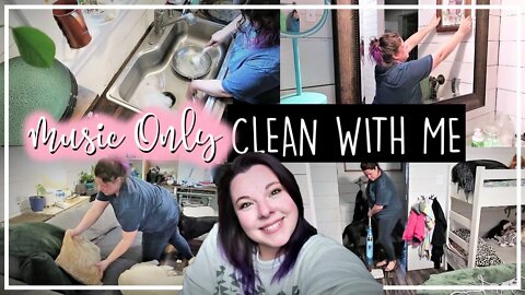 Music ONLY Clean With Me//Cleaning Motivation//Speed Cleaning