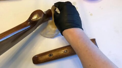 Stevens 20 Gauge Break Action Shotgun Project - Part 3B Applying Tru Oil and Refinishing Wood