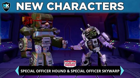 Angry Birds Transformers - War Pass S11 - New Characters Special Officers Hound & Skywarp