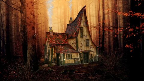 Autumn Cottage in the Woods Ambience/ Peaceful Piano