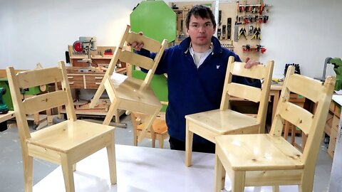 Building kid's chairs