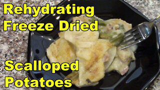 Rehydrating Freeze Dried Scalloped Potatoes