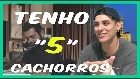 Cortes do Prosa Leo Pugliese Cachorreiro ele tem 5 Cachorros! #cortesdoprosa