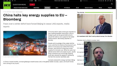 China halts LNG exports to the EU to secure their own supply for the winter