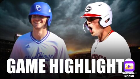 Presbyterian vs Georgia Highlights | 2022 College Baseball Highlights