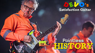 DEVO's Satisfaction Guitar - The Craziest Looking Guitar Ever! - Pointless History - Episode 1