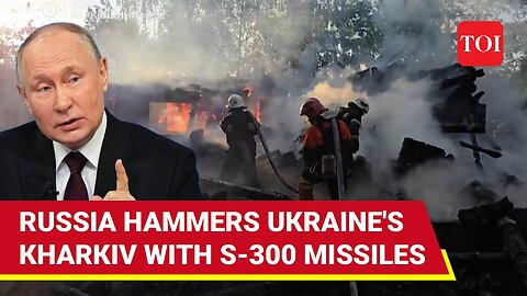 Putin's Blazing Attack Burns Kharkiv; Swiss NGO Office Levelled In Russia Missile Strike | Watch