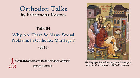 Talk 64: Why Are There So Many Sexual Problems in Orthodox Marriages?