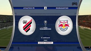 Athletico pr x RB bragantino Final Sul Americana | FIFA 22 SIMULAÇÃO