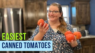 Lazy Person's Guide to Canning Tomatoes | Every Bit Counts Challenge Day 14