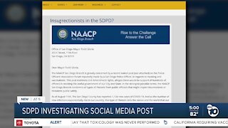SDPD investigating social media post