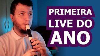 Primeira LIVE do ANO - Tocando algumas músicas aleatórias