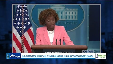 Karine Jean-Pierre has no explanation for why Joe Biden was calling for Jackie Walorski, a Congresswoman who passed away