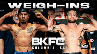 BKFC 52 BARNETT vs RICHARDSON WEIGH IN