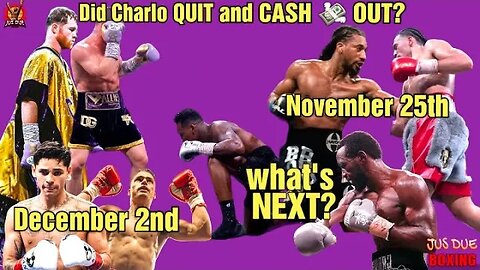 DID CHARLO QUIT & CASH OUT❓| IS CANELO BETTER THEN EVER❓| ESPINOZA SAY CANELO VS CRAWFORD IS DOABLE