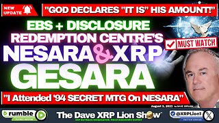 NEW DAVE XRP LION - GOD CREATED IT ALL, TO END EVIL! -AUG '23; (MUST WATCH) TRUMP NEWS