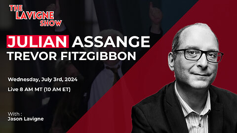 Julian Assange w/ Trevor Fitzgibbon